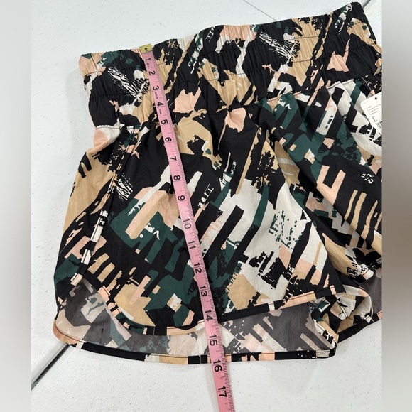 Free People Movement The Way Home Shorts Stroke of Luck Print High Rise Running - Picture 8 of 15